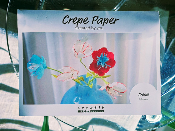 Набор для создания цветов из креповой бумаги Creativ Company Сделай сам!