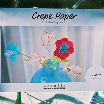 Набор для создания цветов из креповой бумаги Creativ Company Сделай сам!