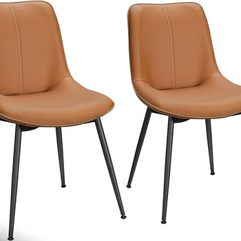 Новые стулья VASAGLE (4 шт.) Caramel Brown