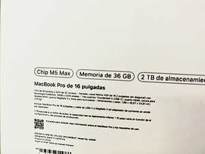 UUS! MacBook Pro 16" Apple M5 MAX 36GB/2TB SSD 1A (3 foto / 3)