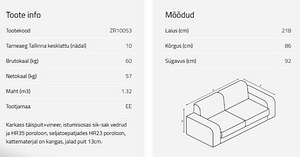 Skandinaavia stiilis RETRO diivan 3 kohaline! (2 foto / 4)