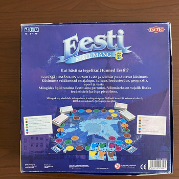 Lauamäng ''Eesti mälumäng''. Mida võiks teada Eesti kohta?