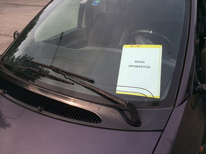 82 tk! Universaalne hinna/infohoidja autole/autopoodi jaoks (2 foto / 3)