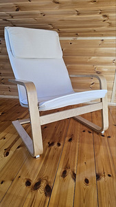 IKEA Pello tugitool, naturaalne kate, heas korras (1 foto / 2)