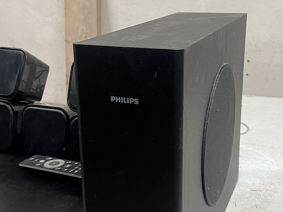 Philips kodukinosüsteem 5.1 (DVD + kõlarid + subwoofer)