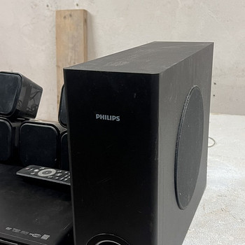 Philips kodukinosüsteem 5.1 (DVD + kõlarid + subwoofer)