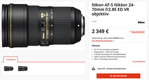 Nikon AF-S Nikkor 24-70mm f/2.8E ED VR objektiiv (10 foto / 10)