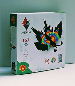 Origami 3D komplekt Liblikas loova tegevuse armastajatele (1 foto / 6)