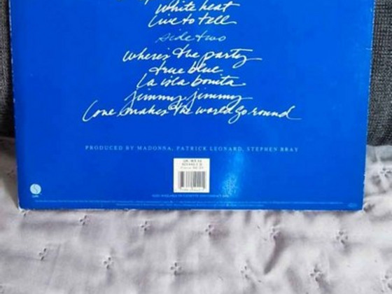 MADONNA vinüülplaat (True Blue) 1986. aasta. Seisukord suure