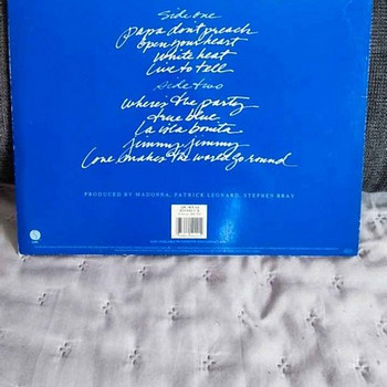 Пластинка MADONNA (True blue) 1986год. Состояние отличное.