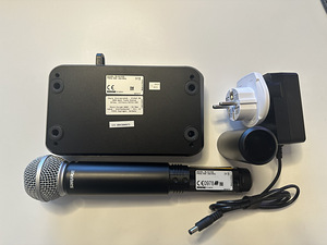 Shure BLX4E-K3E vastuvõtja ja mikrofoon SM58 BLX2 K3E (3 foto / 6)