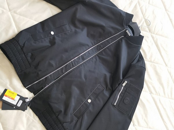 Uus Jope BOSS Water-repellent jacket with Double B monogram