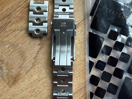 Ремешок для часов Strapcode Miltat 22mm, нержавеющая сталь