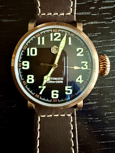San Martin Pilot bronze 45mm (3 foto / 5)