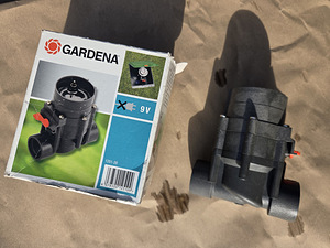 Компоненты системы полива Gardena (распылители MD180, соединитель (3 фото из 6)