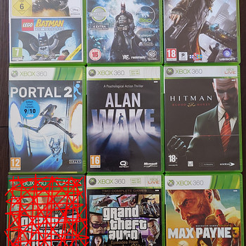 Xbox 360 mängud, GTA eflc, Watch Dogs, Alan Wake ja teised