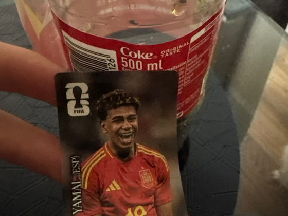 Kogumiskleebis Lamine Yamal Coca Cola