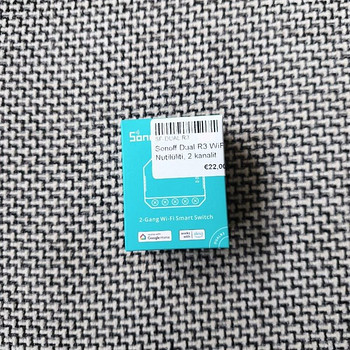 Sonoff Dual R3 WiFi nutikas lüliti, 2 kanalit