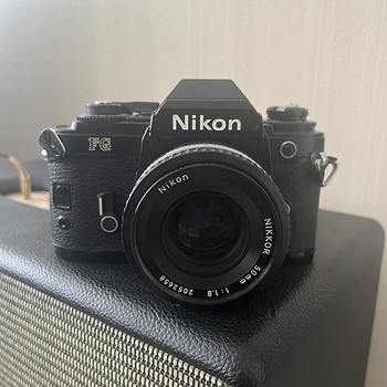 Nikon FG 50mm MF-15 MD-14 camera