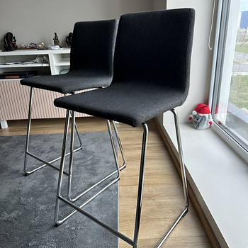 Стул барный, хромированный/Gunnared LILLÅNÄS IKEA