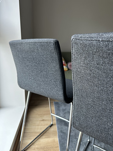 Стул барный, хромированный/Gunnared LILLÅNÄS IKEA (4 фото из 5)
