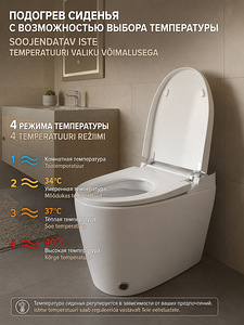 Умный унитаз, smart toilet, туалет (6 фото из 10)