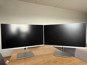 Kaks monitori: HP EliteDisplay E273q (1 foto / 4)