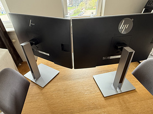 Kaks monitori: HP EliteDisplay E273q (4 foto / 4)