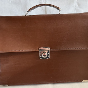 Vintage nahast portfell NSVL / nõukogude diplomaat 1972. a.