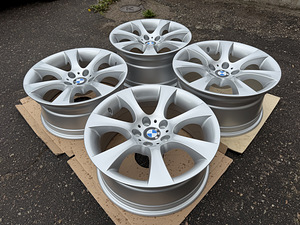 18" оригинальные диски BMW стиль 124 разной ширины 5x120 (как новые) (2 фото из 10)