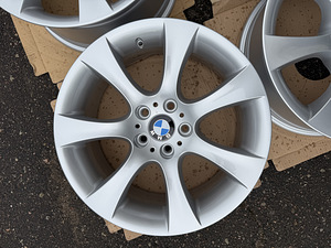 18" оригинальные диски BMW стиль 124 разной ширины 5x120 (как новые) (5 фото из 10)
