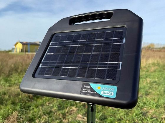 Электропастух Fencee Solar DUO RF SDX08 с солнечной панелью,