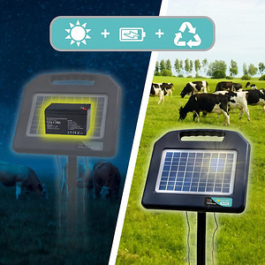 Elektrikarjus Fencee Solar DUO RF SDX08 päikesepaneeliga (3 foto / 10)