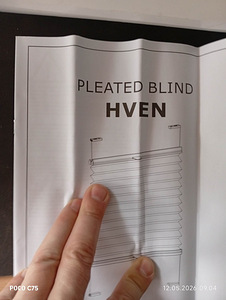 HVEN plisseeritud ruloo 60x130 (10 foto / 10)