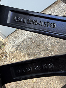 22" Mercedes-Benz GLS/GLE originaalveljed 5x112 (ühelaiused) (8 foto / 9)