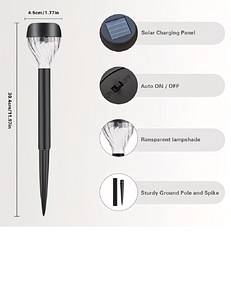 Aiavalgusti Solar LED 32cm 40MAh 6tk (3 foto / 6)