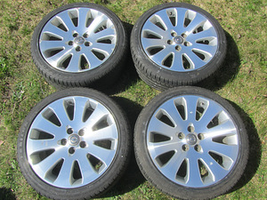 Opel R19 5x120 originaal veljed, 245/40 19 6 mm DOT21 rehvid (1 foto / 9)