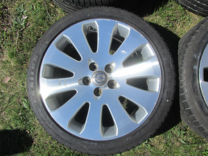 Opel R19 5x120 originaal veljed, 245/40 19 6 mm DOT21 rehvid (2 foto / 9)