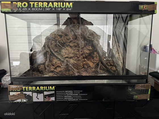 Müüa uus ExoTerra terraarium 90x45x60