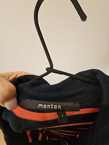 Monton triibuline pikk polo-kleit (suurus S) (3 foto / 5)