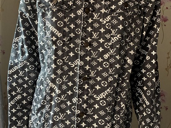 Teksas Särk Louis Vuitton X Supreme