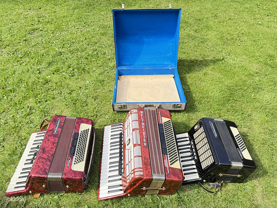 3x Weltmeister akordionid – Amigo 120 bass + Stella 80/40 ba