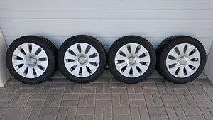 Audi 16'' диски с зимними шинами 205/55/R16 (1 фото из 8)