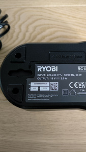 Ryobi akulaadija 18v (2 фото из 2)