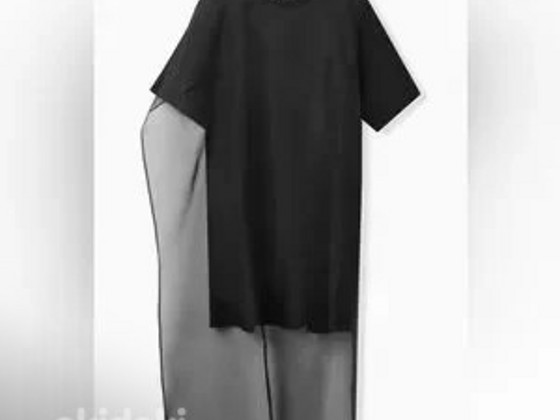 Cos sheer panel футболка-платье