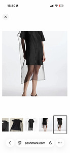 Cos sheer panel футболка-платье (2 фото из 4)