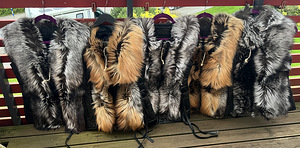 Silver Fox naturaalne vest naistele, suurus S (9 foto / 9)