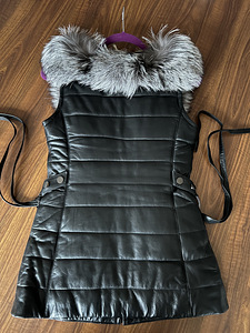 Silver Fox naturaalne vest naistele, suurus S (8 foto / 9)