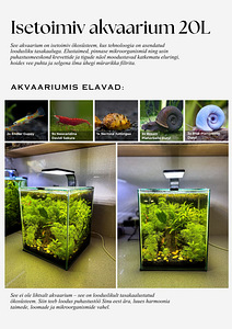 Akvaarium 20L (Aquascape) (4 foto / 4)