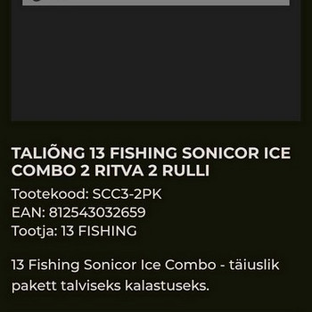 Taliõngede komplekt 2tk